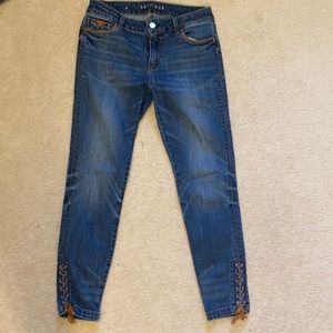 WHBM skimmer jeans